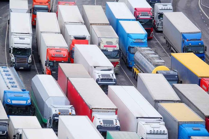 Trucker Caravan Breaks Records - Aims to Break Supply Chain Woes