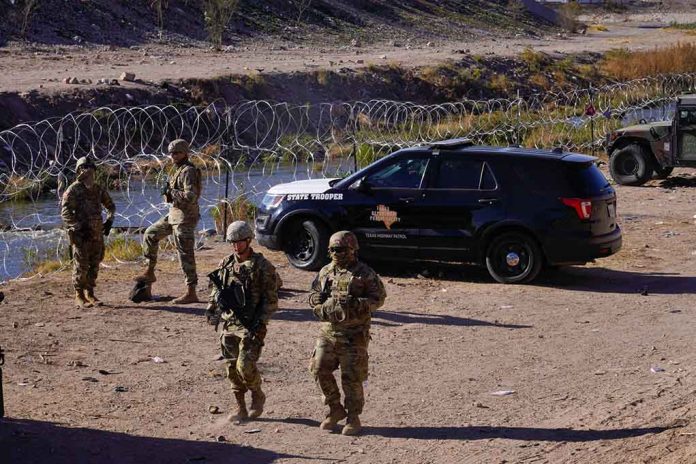 Razor Wire On Mexico Border Installed By TX National Guard