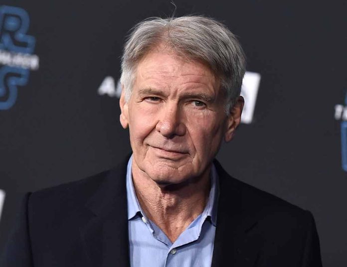 Harrison Ford Gets Emotional On Camera